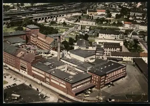 AK Essen, Essener Aktien-Brauerei Carl Funke A.-G., Luftansicht 1959