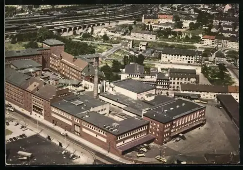 AK Essen, Aktien-Brauerei Carl Funke A.-G., Luftansicht