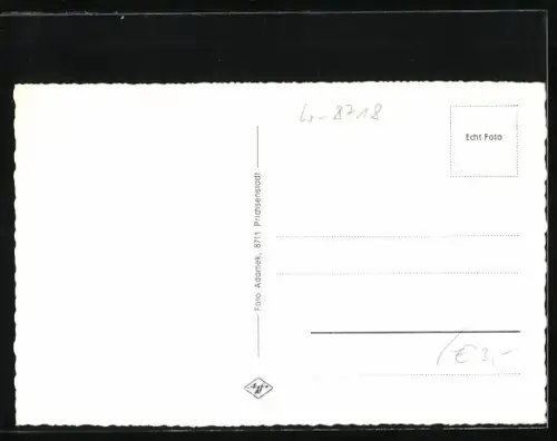 AK Prichsenstadt /Ufr., Blick durch das Stadttor