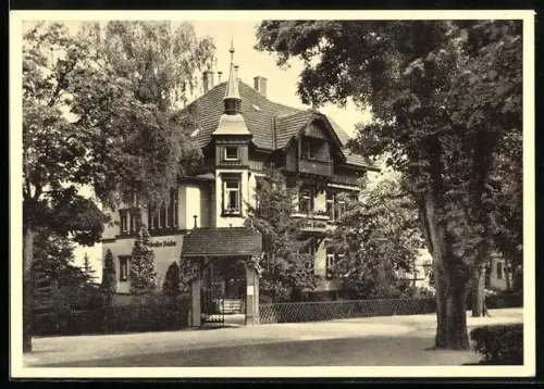 AK Freudenstadt im Schwarzwald, Hotel-Pension Pauline, Inh. Familie O. Stritt