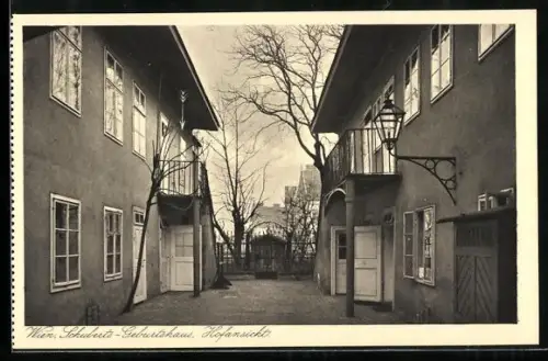 AK Wien, Franz Schubert`s Geburtshaus, Hofansicht