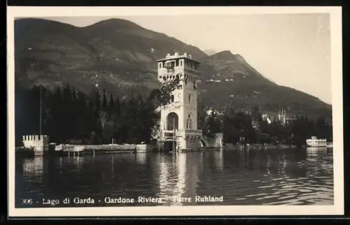 AK Gardone Riviera, Torre Ruhland, Lago di Garda