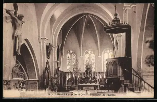 AK Esbarres, Interieur de l`Eglise