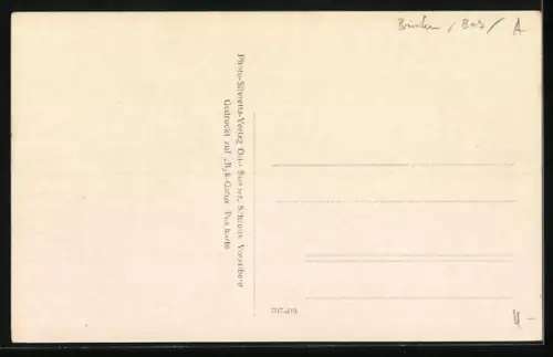 AK Wiesberg, Arlbergbahn mit Trisannabrücke u. Schloss