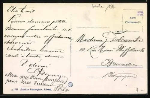 AK Baden, Neue Brücke vom Schartenfels aus