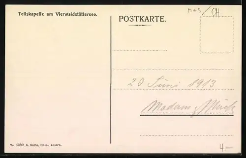 AK Sisikon, Tellskapelle, Inneres