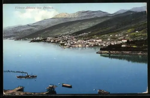 AK Volosca-Abbazia, Gesamtansicht, Preluca