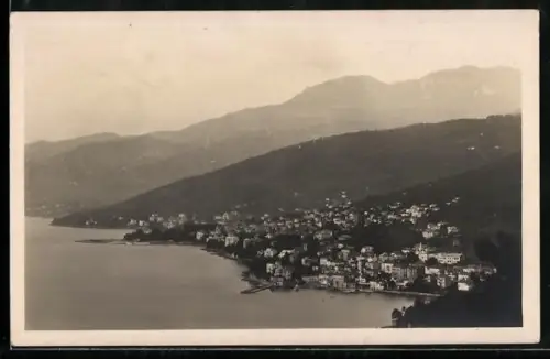 AK Volosca, Panorama di Volosca, Abbazia col Monte Maggiore