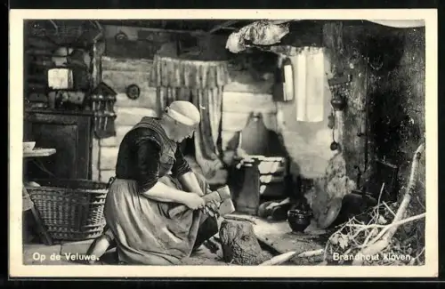 AK Op de Veluwe, niederländische Trachten