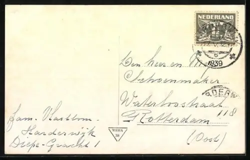 AK Op de Veluwe, niederländische Trachten