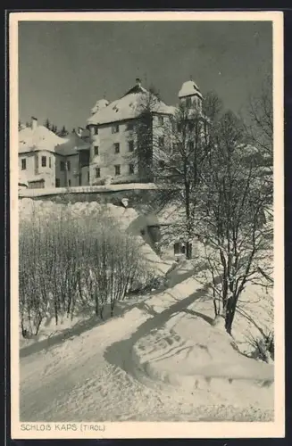 AK Kitzbühel, Schloss Kaps im Winter