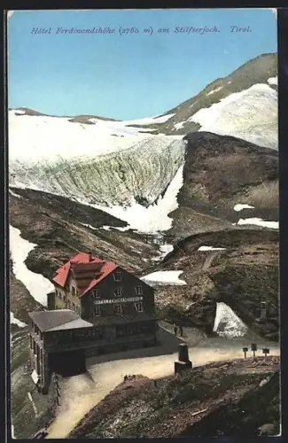 AK Stilfserjoch, Hotel Ferdinandshöhe