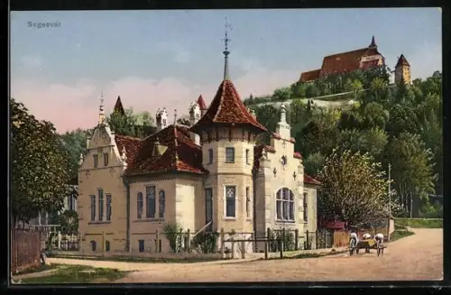 AK Segesvár, Villa - Herrenhaus