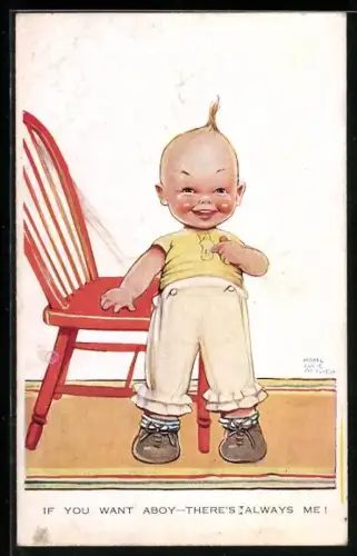 Künstler-AK Mabel Lucie Attwell: If You Want Aboy