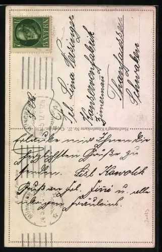 Künstler-AK Angelo Asti: Ich warte auf Dich