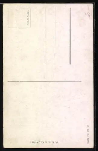 Künstler-AK Robert Schiff: Mädchen mit Schmetterling auf dem Arm