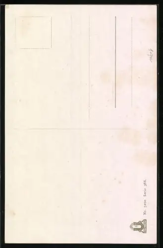 Künstler-AK Oskar Herrfurth: Wanderer an der Mühle