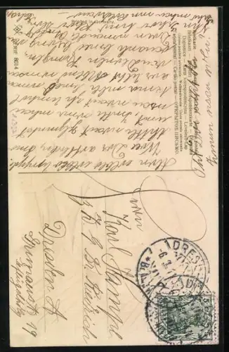 AK junges Mädchen in der Küche in niederländischer Tracht