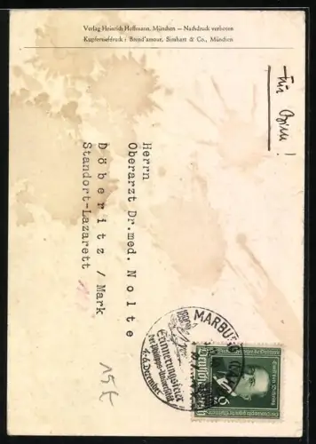 AK Emil von Behring, Portrait des Mediziners