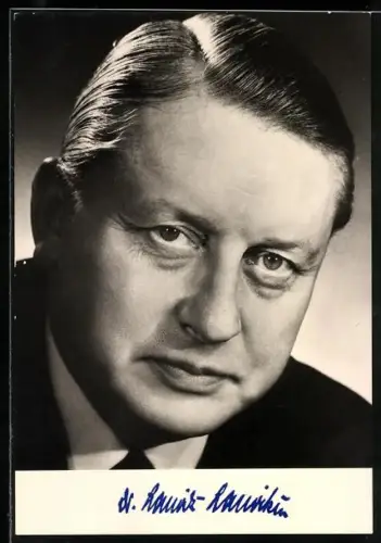 AK Dr. Lauritz Lauritzen, MdB, Bundesminister für Städtebau und Wohnungswesen