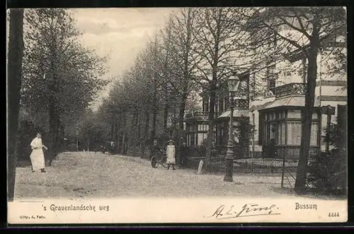 AK Bussum, `s Gravenlandsche weg