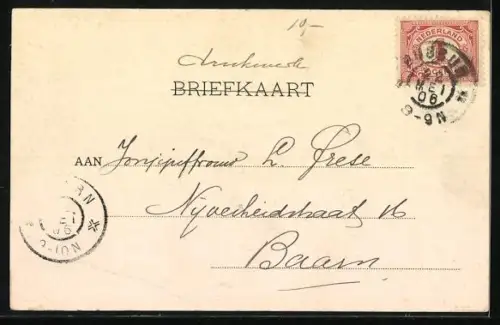 AK Bussum, `s Gravenlandsche weg