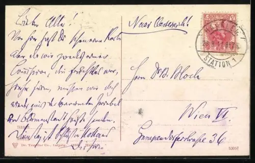 AK Haarlem, Oude Gracht, Strassenpartie