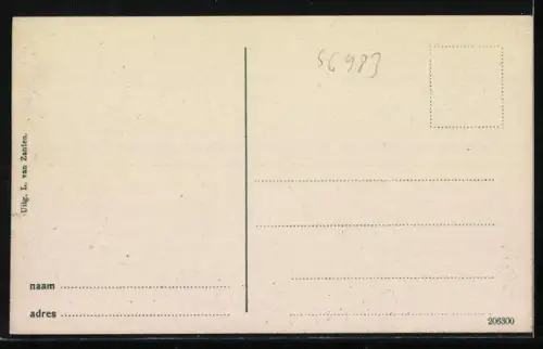 AK Hoek van Holland, Gezicht op den Waterweg