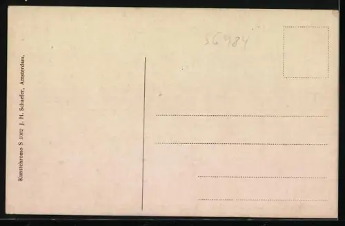 AK Zandvoort, Schelpenvisschers aan het Strand, Krebsfischer