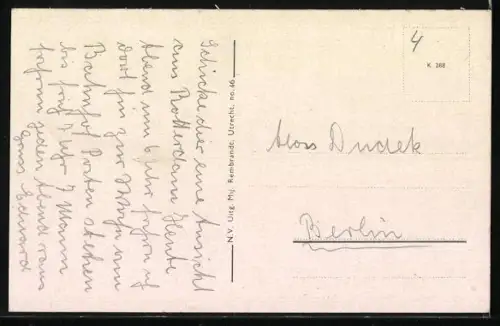 AK Rotterdam, Coolsingel met Delftsche Paart