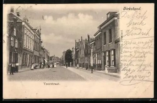 AK Dirksland, Strassenpartie Voorstraat