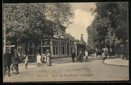 AK Bussum, Hotel de Rozenboom, Brinklaan