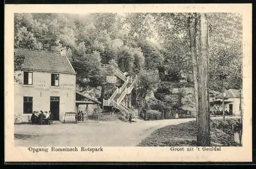 AK Valkenburg /L., `t Geudal, Opgang Romeinsch Rotspark