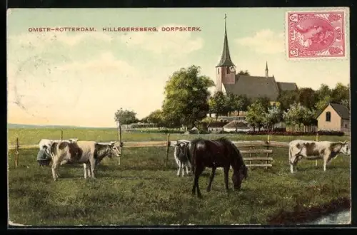 AK Hillegersberg /Rotterdam, Dorpskerk