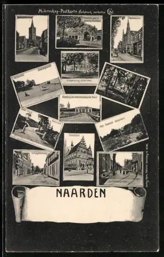 AK Naarden, Schipperstraat, Stadhuis, Postkantoor
