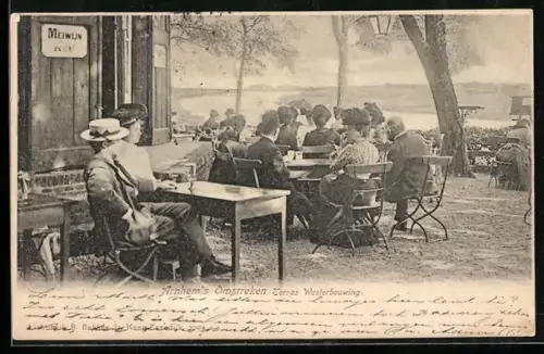 AK Arnhem, Omstreken, Terras Westerbouwing