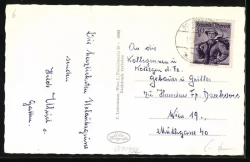 AK Peuerbach /Ob. Oe., Panorama mit Kirche