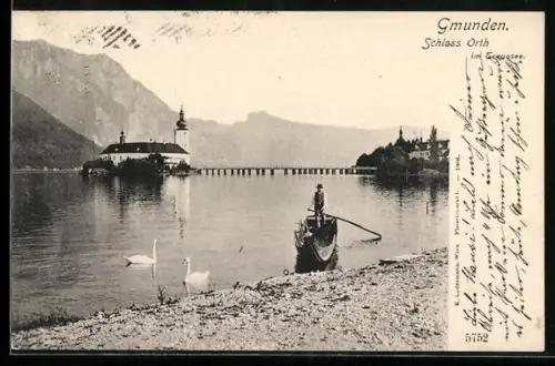 AK Gmunden, Schloss Orth im Traunsee