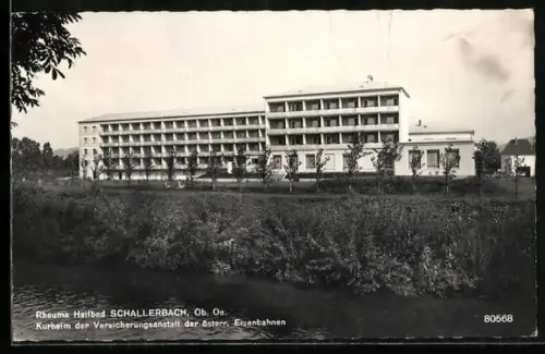AK Schallerbach /Ob. Oe., Rheuma-Heilbad, Kurheim der Versicherungsanstalt der Österr. Eisenbahnen