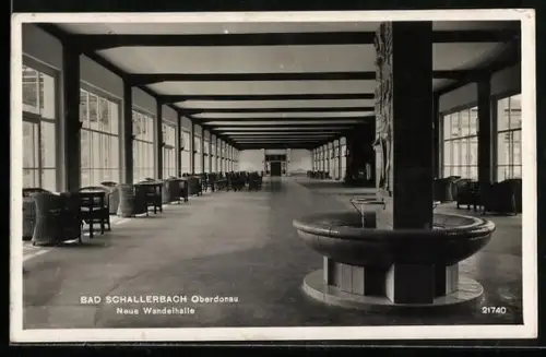 AK Bad Schallerbach /Oberdonau, Neue Wandelhalle