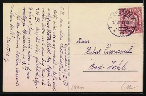 AK Gmunden /Salzkammergut, Schloss Ort auf dem See, Segelboot und Schwäne