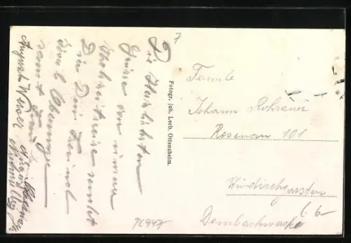 AK Wilhering /Ob.-Oe., Klosteranlage mit Kirche am Fluss