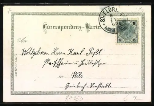 AK St. Florian, Stiftsanlage mit Kirche