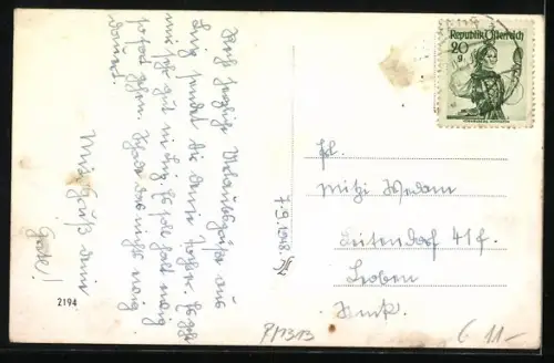 AK Linz a. d. Donau, Urfahr mit Pöstlingberg