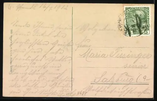 AK Bad Ischl, Kaiserin Elisabeth-Brücke