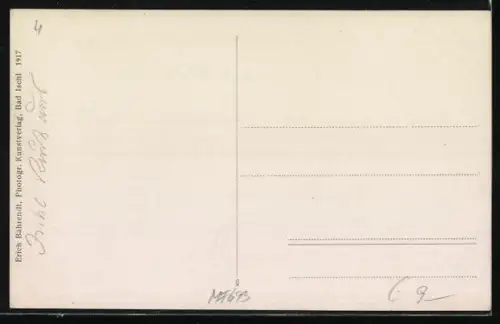 AK Bad Ischl, Kurhaus mit Arkadenreihe, Veranden und Freitreppe