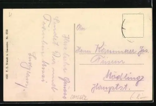 AK Bad Ischl /Salzkammergut, Blick von der Villa Starhemberg