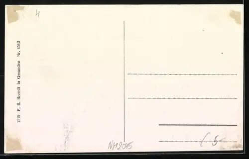 AK Bad Ischl /Salzkammergut, Ortsansicht mit dem Dachstein