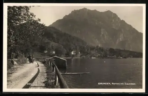 AK Gmunden, Ramsau mit Traunstein