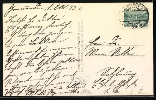 AK Gmunden, Ramsau mit Traunstein